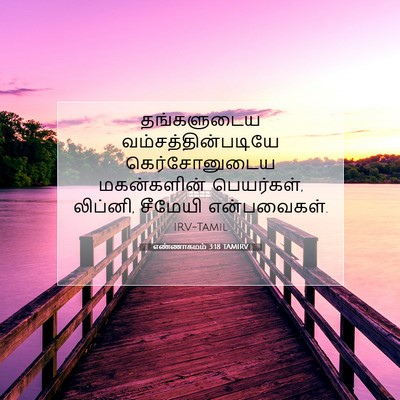 Picture 07 - எண்ணாகமம் 3:18 TAMIRV - தங்களுடைய - Bible Verse Picture