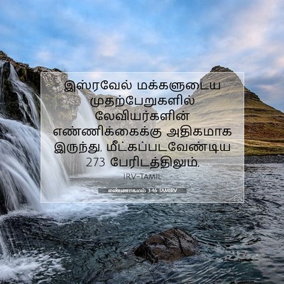 Picture 07 - எண்ணாகமம் 3:46 TAMIRV - இஸ்ரவேல் - Bible Verse Picture