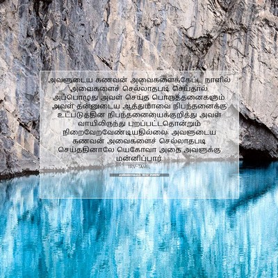 Picture 07 - எண்ணாகமம் 30:12 TAMIRV - அவளுடைய கணவன் - Bible Verse Picture