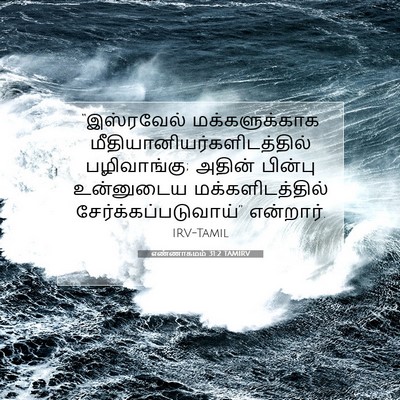 Picture 07 - எண்ணாகமம் 31:2 TAMIRV - “இஸ்ரவேல் - Bible Verse Picture