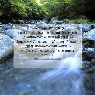 Picture 07 - எண்ணாகமம் 32:15 TAMIRV - நீங்கள் - Bible Verse Picture
