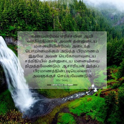 Picture 07 - எண்ணாகமம் 5:30 TAMIRV - கணவன்மேல் - Bible Verse Picture