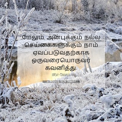 Picture 07 - எபிரெயர் 10:24 TAMIRV - மேலும், - Bible Verse Picture