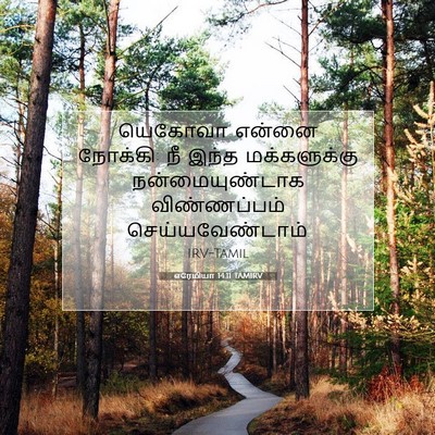 Picture 07 - எரேமியா 14:11 TAMIRV - யெகோவா என்னை - Bible Verse Picture