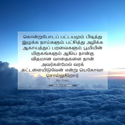 Picture 07 - எரேமியா 15:3 TAMIRV - கொன்றுபோடப் - Bible Verse Picture