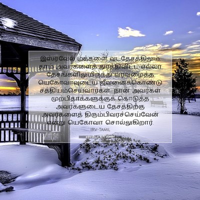 Picture 07 - எரேமியா 16:15 TAMIRV - இஸ்ரவேல் மக்களை - Bible Verse Picture