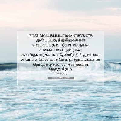 Picture 07 - எரேமியா 17:18 TAMIRV - நான் - Bible Verse Picture