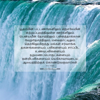 Picture 07 - எரேமியா 17:26 TAMIRV - யூதாவின் - Bible Verse Picture