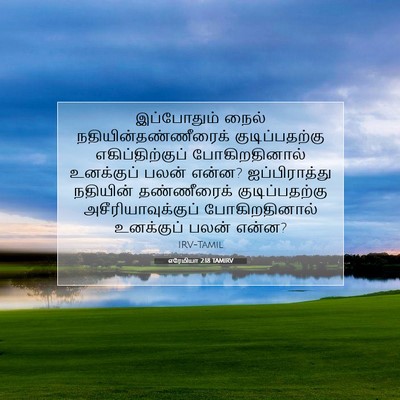 Picture 07 - எரேமியா 2:18 TAMIRV - இப்போதும் நைல் - Bible Verse Picture