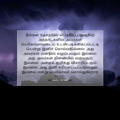 Picture 07 - எரேமியா 3:16 TAMIRV - நீங்கள் தேசத்தில் - Bible Verse Picture