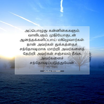 Picture 07 - எரேமியா 31:13 TAMIRV - அப்பொழுது - Bible Verse Picture