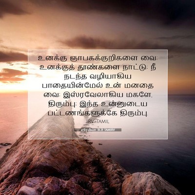 Picture 07 - எரேமியா 31:21 TAMIRV - உனக்கு - Bible Verse Picture