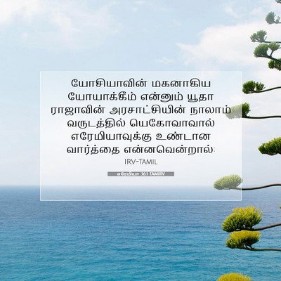 Picture 07 - எரேமியா 36:1 TAMIRV - யோசியாவின் - Bible Verse Picture