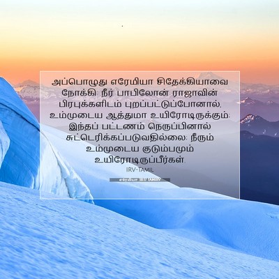 Picture 07 - எரேமியா 38:17 TAMIRV - அப்பொழுது எரேமியா - Bible Verse Picture