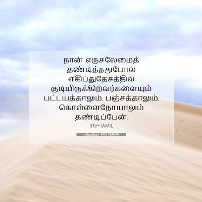 Picture 07 - எரேமியா 44:13 TAMIRV - நான் எருசலேமைத் - Bible Verse Picture