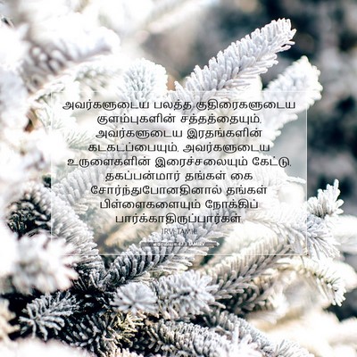 Picture 07 - எரேமியா 47:3 TAMIRV - அவர்களுடைய பலத்த - Bible Verse Picture