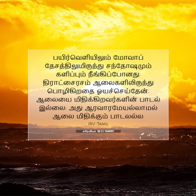 Picture 07 - எரேமியா 48:33 TAMIRV - பயிர்வெளியிலும் - Bible Verse Picture