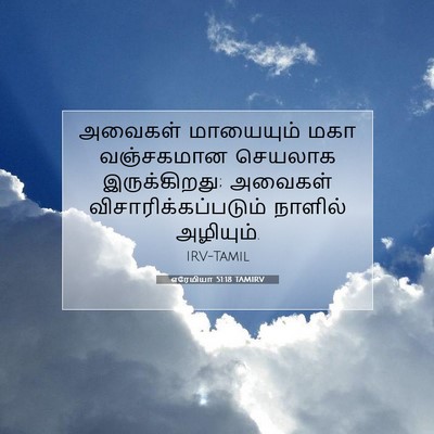Picture 07 - எரேமியா 51:18 TAMIRV - அவைகள் மாயையும் - Bible Verse Picture