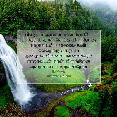 Picture 07 - எஸ்தர் 5:12 TAMIRV - பின்னும் ஆமான்: - Bible Verse Picture