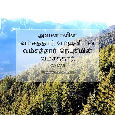 Picture 07 - எஸ்றா 2:50 TAMIRV - அஸ்னாவின் - Bible Verse Picture