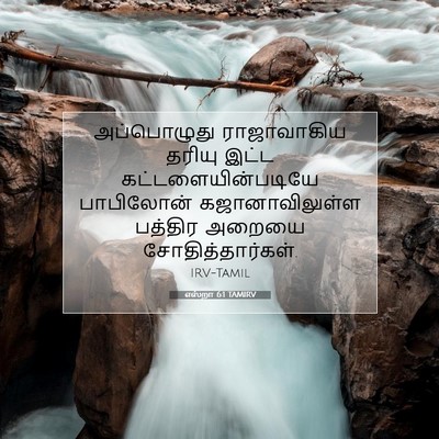 Picture 07 - எஸ்றா 6:1 TAMIRV - அப்பொழுது - Bible Verse Picture