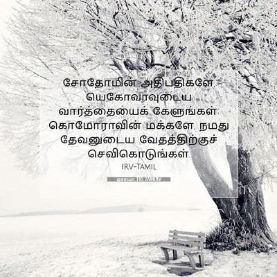 Picture 07 - ஏசாயா 1:10 TAMIRV - சோதோமின் - Bible Verse Picture