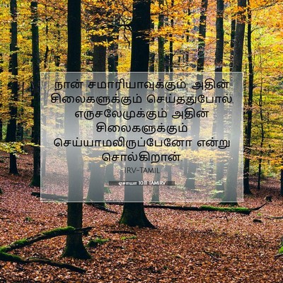 Picture 07 - ஏசாயா 10:11 TAMIRV - நான் - Bible Verse Picture