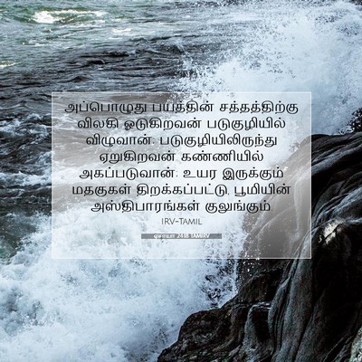 Picture 07 - ஏசாயா 24:18 TAMIRV - அப்பொழுது - Bible Verse Picture