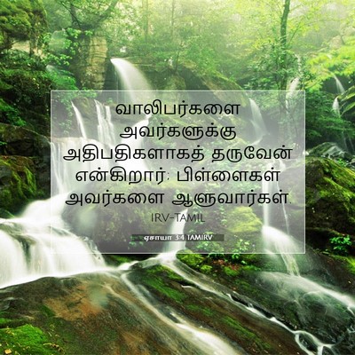 Picture 07 - ஏசாயா 3:4 TAMIRV - வாலிபர்களை - Bible Verse Picture