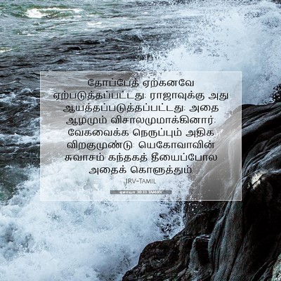 Picture 07 - ஏசாயா 30:33 TAMIRV - தோப்பேத் ஏற்கனவே - Bible Verse Picture