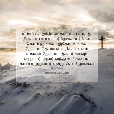 Picture 07 - ஏசாயா 35:4 TAMIRV - மனம் - Bible Verse Picture