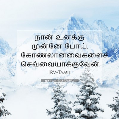 Picture 07 - ஏசாயா 45:2 TAMIRV - நான் உனக்கு - Bible Verse Picture