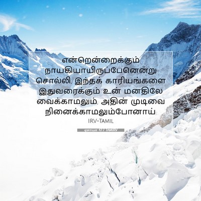 Picture 07 - ஏசாயா 47:7 TAMIRV - என்றென்றைக்கும் - Bible Verse Picture