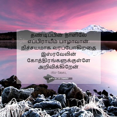 Picture 07 - ஓசியா 5:9 TAMIRV - தண்டிப்பின் - Bible Verse Picture