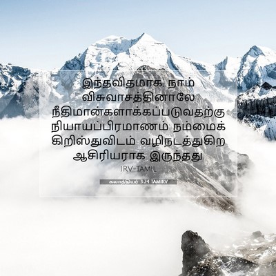 Picture 07 - கலாத்தியர் 3:24 TAMIRV - இந்தவிதமாக, நாம் - Bible Verse Picture