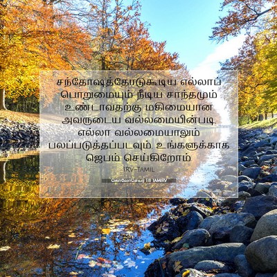 Picture 07 - கொலோசெயர் 1:11 TAMIRV -  - Bible Verse Picture