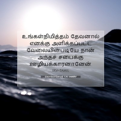 Picture 07 - கொலோசெயர் 1:26 TAMIRV - உங்கள்நிமித்தம் - Bible Verse Picture