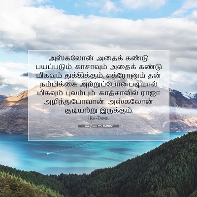 Picture 07 - சகரியா 9:5 TAMIRV - அஸ்கலோன் அதைக் - Bible Verse Picture