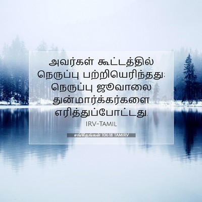 Picture 07 - சங்கீதங்கள் 106:18 TAMIRV - அவர்கள் - Bible Verse Picture
