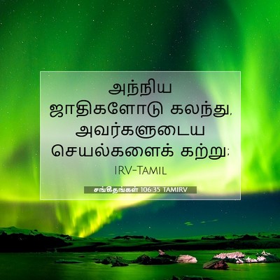 Picture 07 - சங்கீதங்கள் 106:35 TAMIRV - அந்நிய ஜாதிகளோடு - Bible Verse Picture