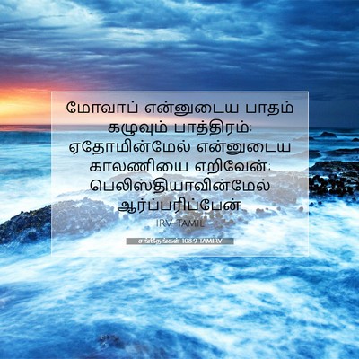 Picture 07 - சங்கீதங்கள் 108:9 TAMIRV - மோவாப் என்னுடைய - Bible Verse Picture