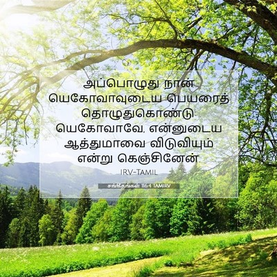Picture 07 - சங்கீதங்கள் 116:4 TAMIRV - அப்பொழுது நான் - Bible Verse Picture