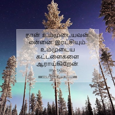 Picture 07 - சங்கீதங்கள் 119:94 TAMIRV - நான் உம்முடையவன், - Bible Verse Picture