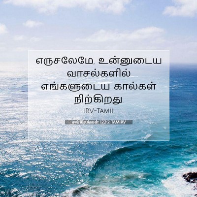 Picture 07 - சங்கீதங்கள் 122:2 TAMIRV - எருசலேமே, - Bible Verse Picture