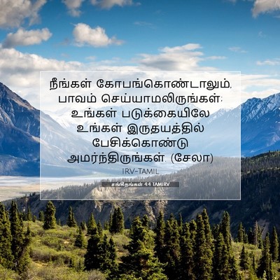 Picture 07 - சங்கீதங்கள் 4:4 TAMIRV - நீங்கள் - Bible Verse Picture