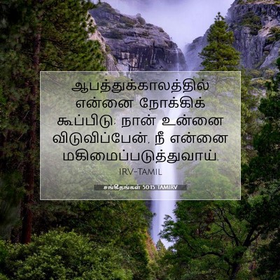 Picture 07 - சங்கீதங்கள் 50:15 TAMIRV -  - Bible Verse Picture
