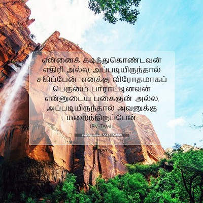 Picture 07 - சங்கீதங்கள் 55:12 TAMIRV - என்னைக் - Bible Verse Picture