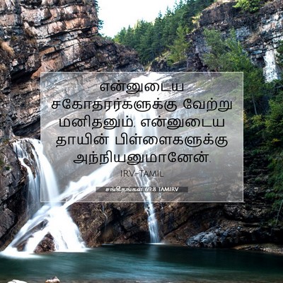 Picture 07 - சங்கீதங்கள் 69:8 TAMIRV - என்னுடைய - Bible Verse Picture