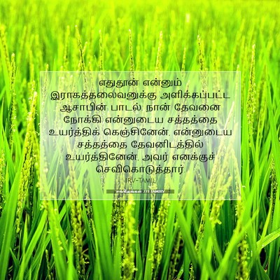 Picture 07 - சங்கீதங்கள் 77:1 TAMIRV - எதுதூன் என்னும் - Bible Verse Picture