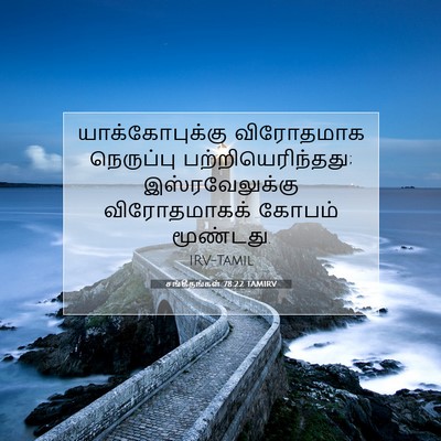Picture 07 - சங்கீதங்கள் 78:22 TAMIRV - யாக்கோபுக்கு - Bible Verse Picture
